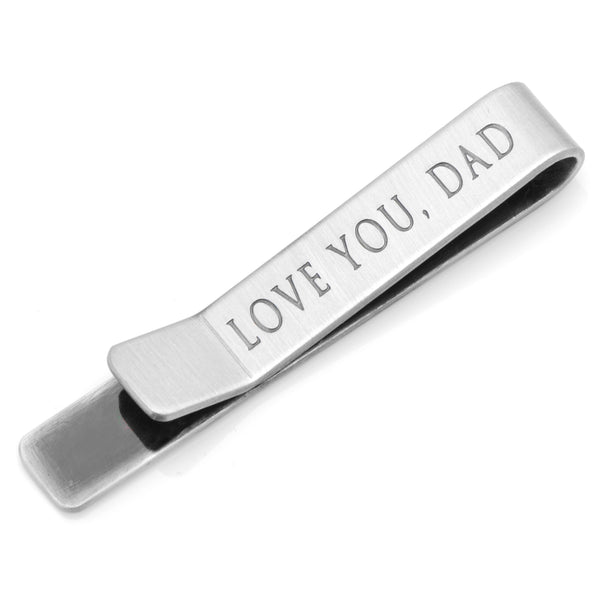 Love You, Dad Hidden Message Tie Bar
