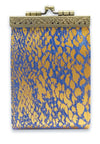 Cathayana Card Holder Gold/Blue