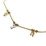 14k Gold Lucky Charm Necklace