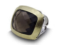 18K Gold Plated Sugar Loaf Dome Ring