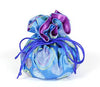 Jewelry Pouch Cobalt Blue Polka Dots