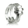 Hammered Stranded Wrapped Ring