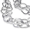 Latin Double Interlocking Square Linked Necklace