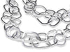 Latin Double Interlocking Square Linked Necklace