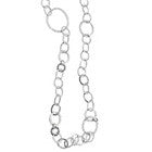 Italian Hammered Multi Circle Necklace