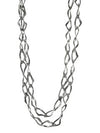 Italian Matte Double Masquerade Linked Necklace