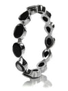 Peacock Gemstone Bangle (Black Onyx)