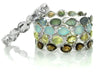 Peacock Gemstone Bangle (Crystal)