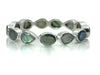 Peacock Gemstone Bangle (Labradorite)