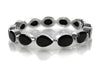 Peacock Gemstone Bangle (Black Onyx)