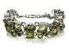 Geometric Double Lined Gemstone (Lemon Topaz)