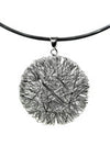 Egyptian Zamalek Wire Criss Cross Circle Pendant