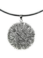 Egyptian Zamalek Wire Criss Cross Circle Pendant