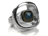 Art Deco Stone Pop Ring (LAB)