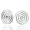 Large Concentric Swirl Earrings