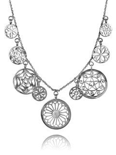 Nine Arabesque Cut Out Necklace