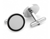 Stainless Steel Round Framed Cufflinks