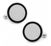 Stainless Steel Round Framed Cufflinks