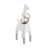 WHITE GIRAFFE RING HOLDER