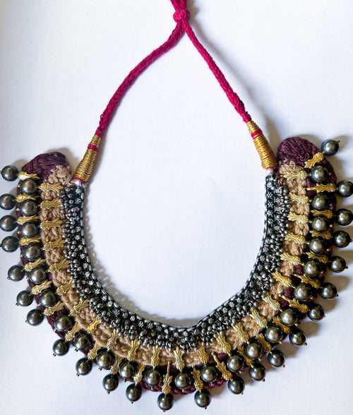 Limited Edition Rani Black Pearl and Gold Necklaces (Gold Plated)
