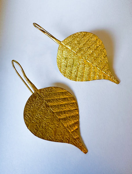 Golden Brazilian Leaf (18k Gold Plated)