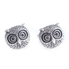 Owl Cufflinks (Rhodium Plated)