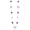 Arabesque Filigree & Stone Necklace (Amethyst)
