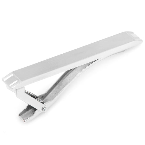 Brushed Stainless Steel Tie Clip