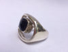 Art Deco Stone Pop Ring (Black Onyx)