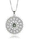 Medium Kundum Medallion (Green Amethyst