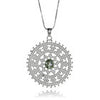 Medium Kundum Medallion (Green Amethyst