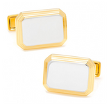 Rectangle Two-Toned Cufflinks