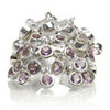 25 Stone Dangle Ring - Amethyst
