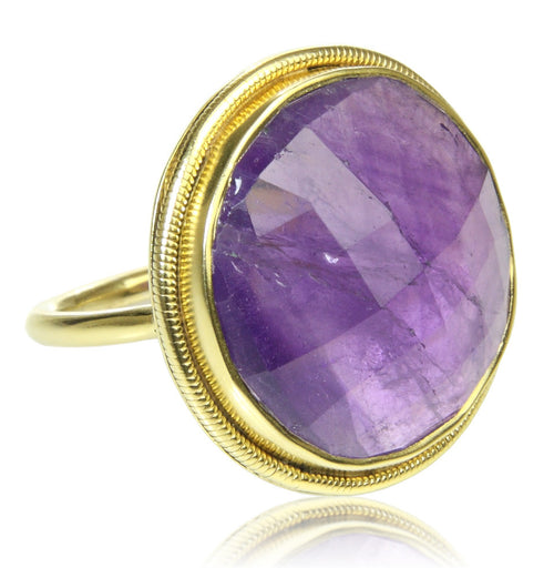 Papal Cocktail Ring - Amethyst