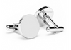 Stainless Steel Round Infinity Cufflinks