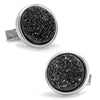 Black Druzy Cufflinks