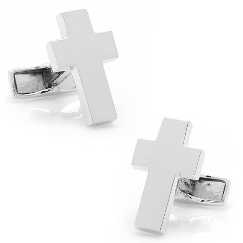 Sterling Cross Cufflinks