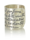 Spanish Lorca Poem Ring