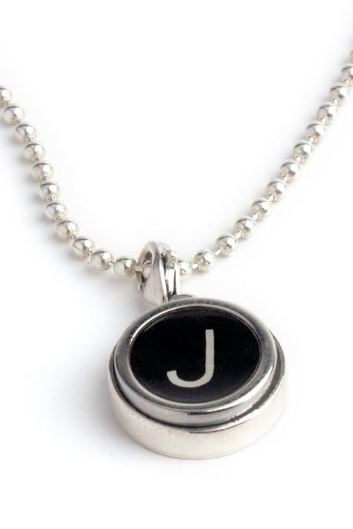Vintage Typewriter Pendant & Ball Chain